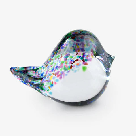 Blown Glass Little Bird - Zinnias Gift Boutique