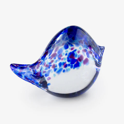 Blown Glass Little Bird - Zinnias Gift Boutique