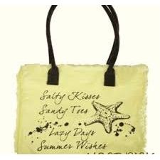 Recycled colorful Canvas Tote - Zinnias Gift Boutique