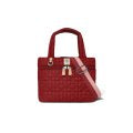 Brighton Adrienne Small Tote bag in smooth leather with top handles and silver hardware, shown from front view.