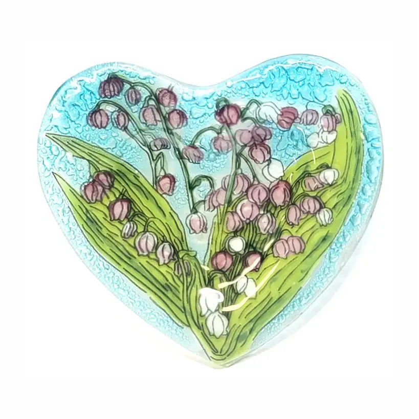 Fused glass trinket dish - Zinnias Gift Boutique