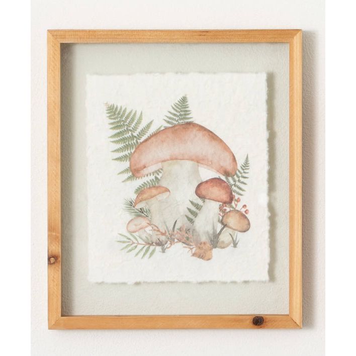 GLASS MUSHROOM WALL DECOR - Zinnias Gift Boutique