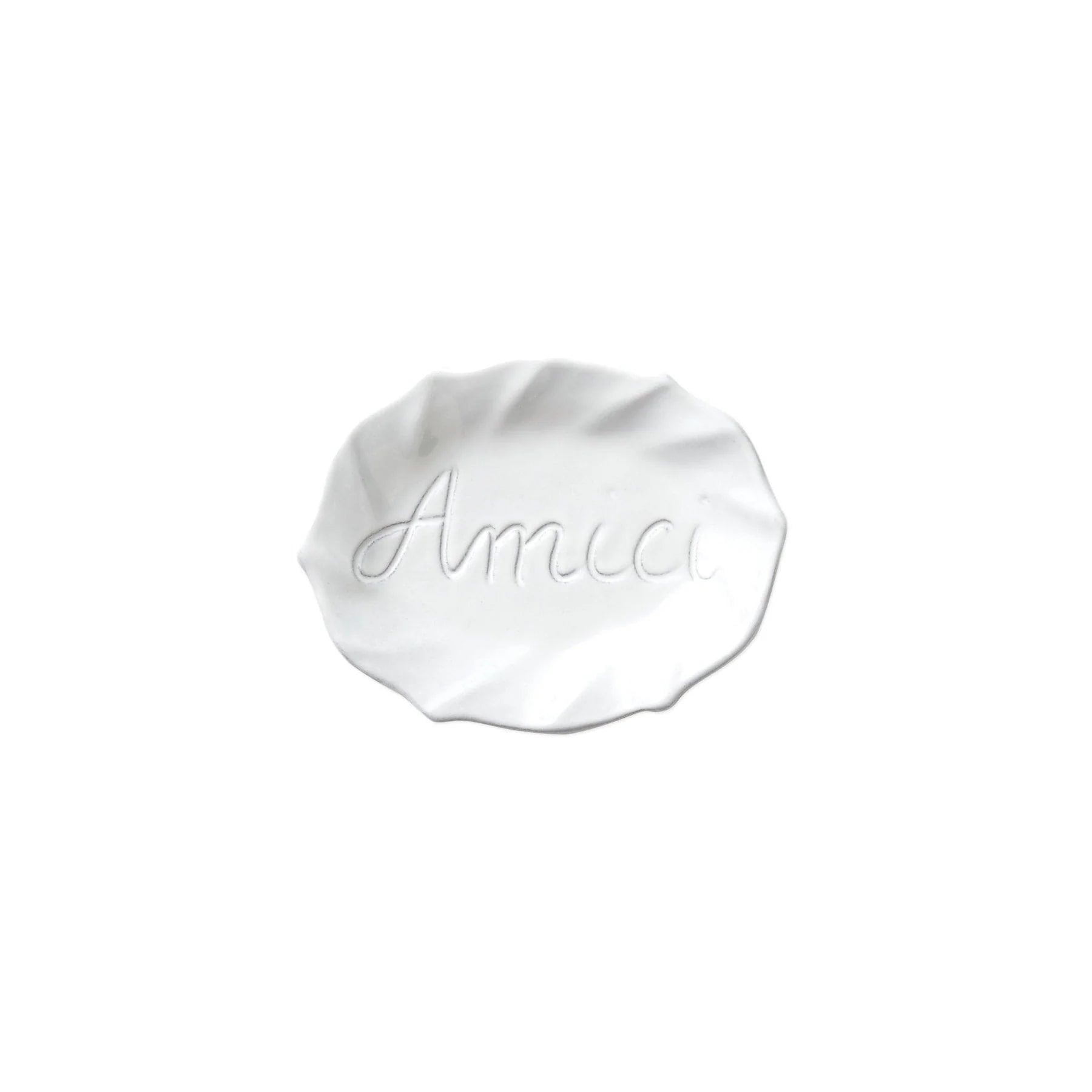 Incanto Ruffle Amici Plate - Zinnias Gift Boutique