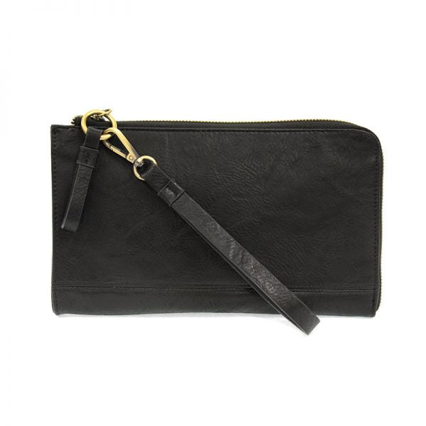 Karina Convertible Wristlet & Wallet - Black - Zinnias Gift Boutique