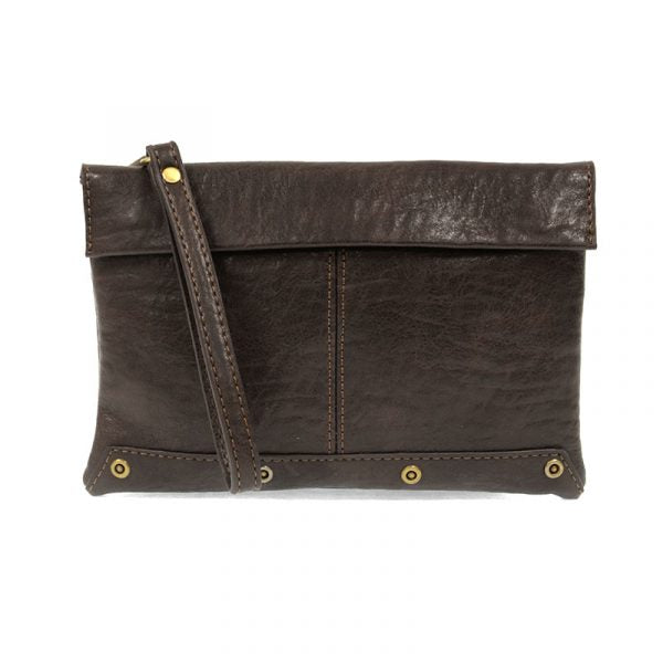 Bean Convertible Leather Clutch Bag
