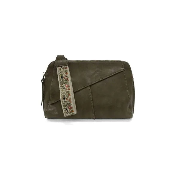 Gigi Crossbody with Woven Wrist Strap - Zinnias Gift Boutique