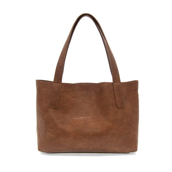 Lottie Med. Tote - Saddle - Zinnias Gift Boutique