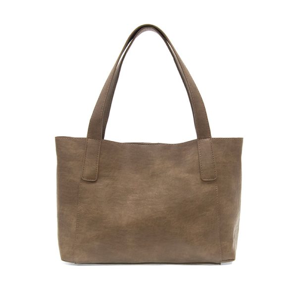 Lottie Med. Tote - Taupe - Zinnias Gift Boutique