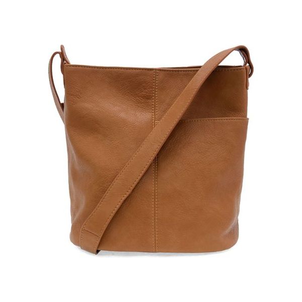 Bindi Front Slip Pocket Bucket Crossbody Bag - Zinnias Gift Boutique