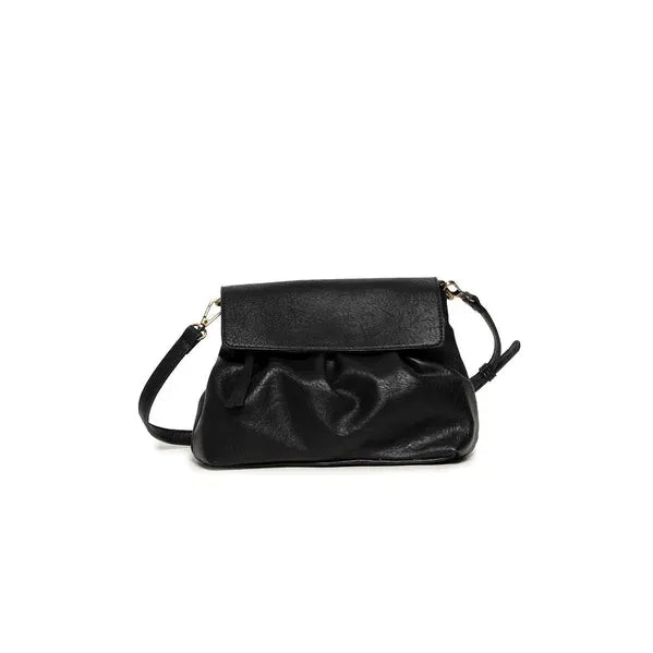 Adrienne Pleated Flap Crossbody - Zinnias Gift Boutique