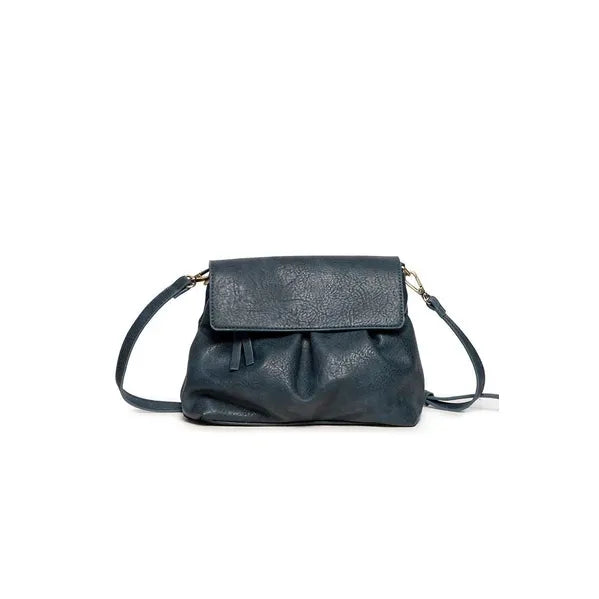 Adrienne Pleated Flap Crossbody - Zinnias Gift Boutique