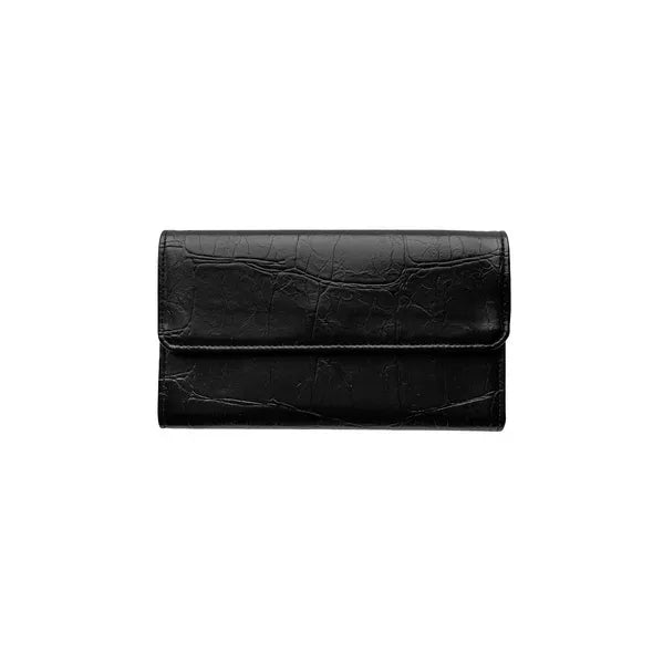 Faux Croc Marnie Mini Tri-fold Wallet - Zinnias Gift Boutique