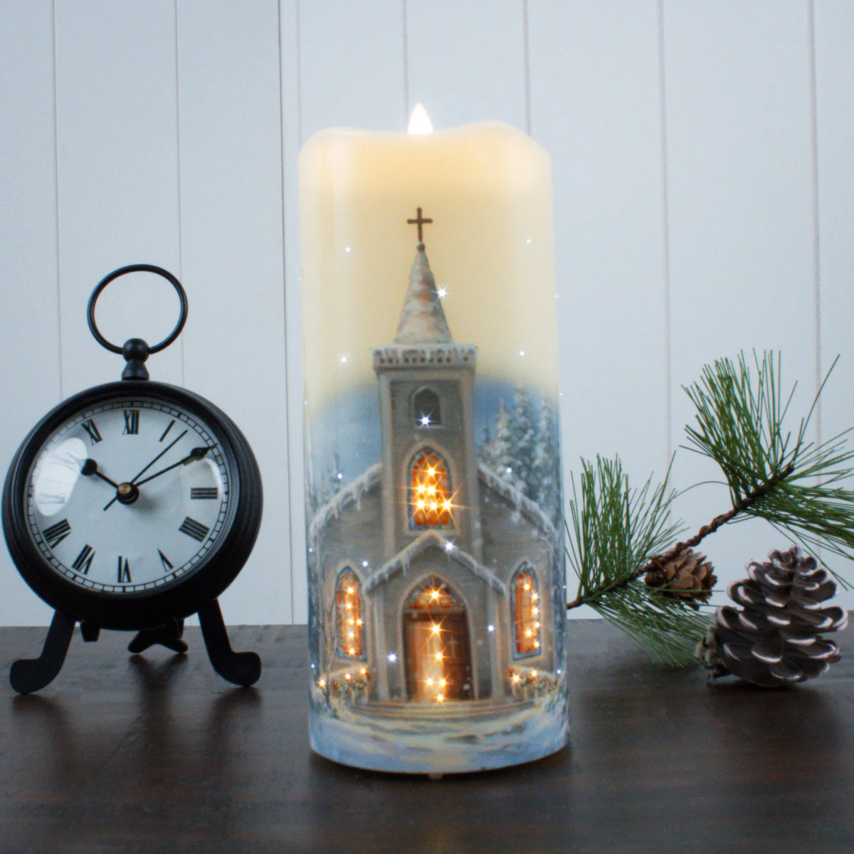 Fiber Optic Candle - Zinnias Gift Boutique