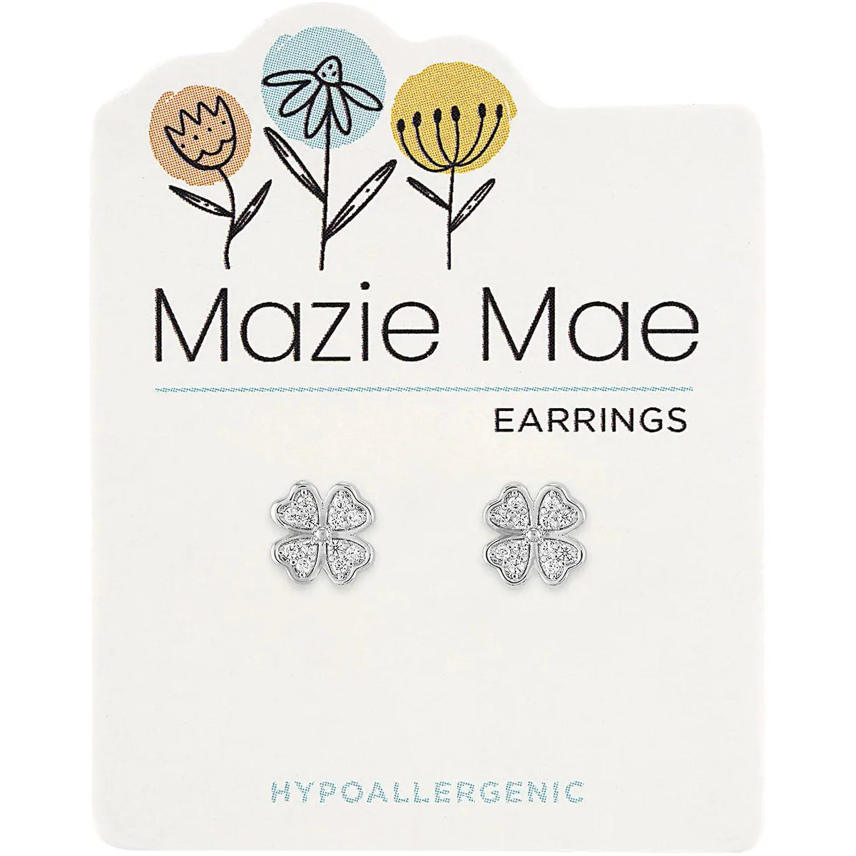 Silver Mazie Mae Earrings - Zinnias Gift Boutique