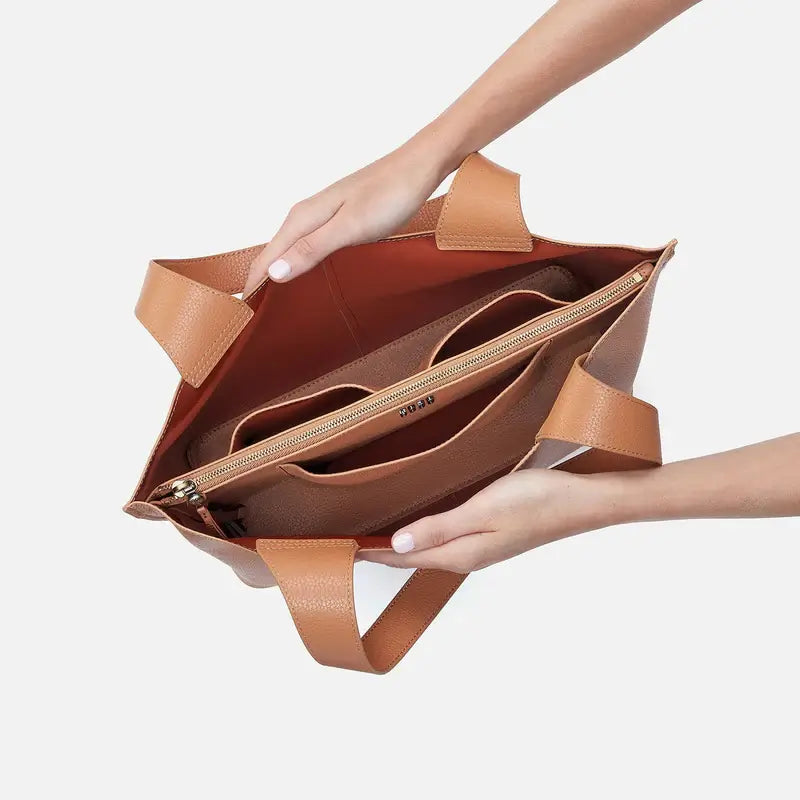 Vida Tote Biscuit/Coconut - Zinnias Gift Boutique