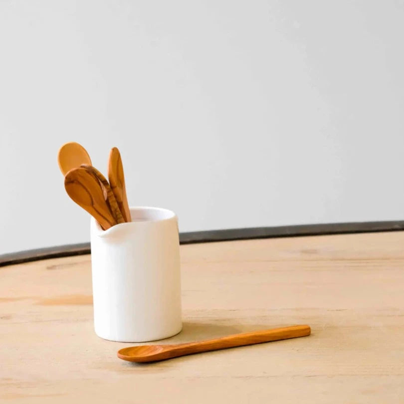 Olive Wood Jam Spoon, 7 inches - Zinnias Gift Boutique