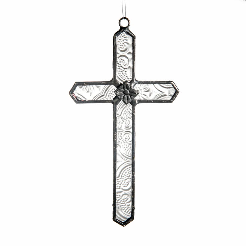 Vintage Cross Ornament - Zinnias Gift Boutique