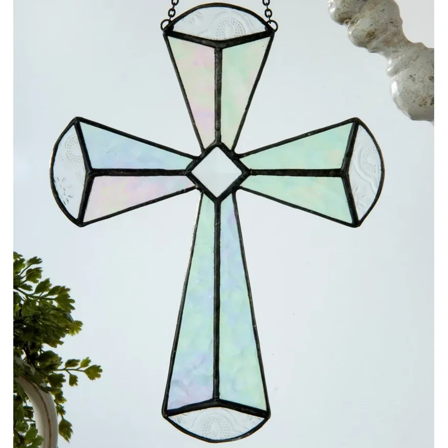 Cross Ornament Suncatcher - Zinnias Gift Boutique