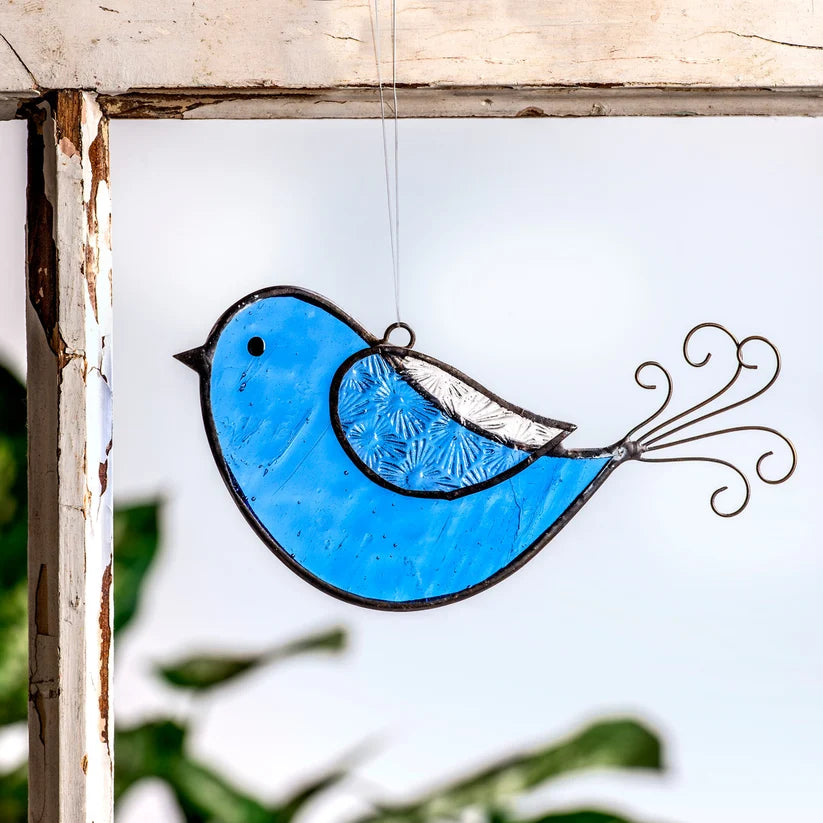 Blue Bird Ornament - Zinnias Gift Boutique