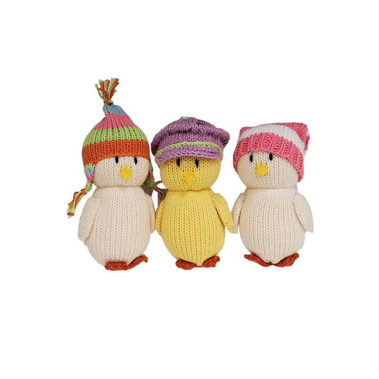 Chicks in Pastel Hats - Zinnias Gift Boutique