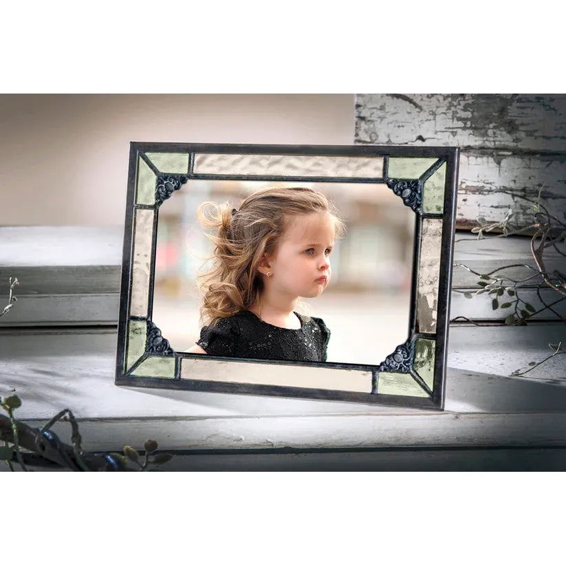 Stained Glass Picture Frame - Zinnias Gift Boutique