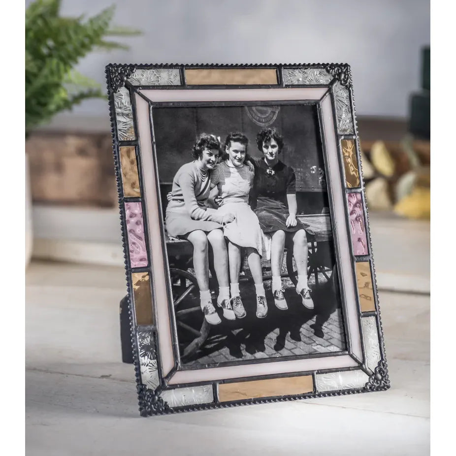 Stained Glass Picture Frame - Zinnias Gift Boutique