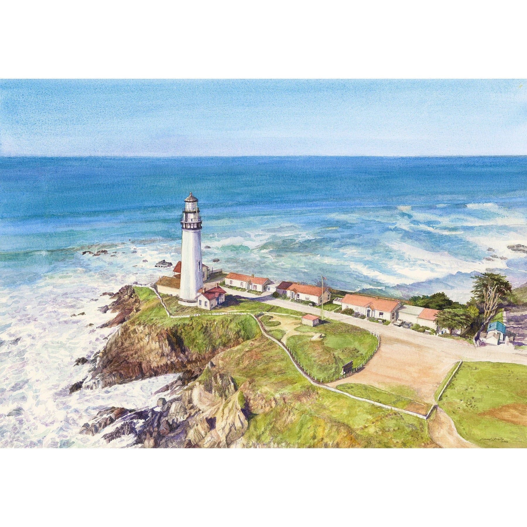 Pigeon Point Lighthouse 3 - Zinnias Gift Boutique