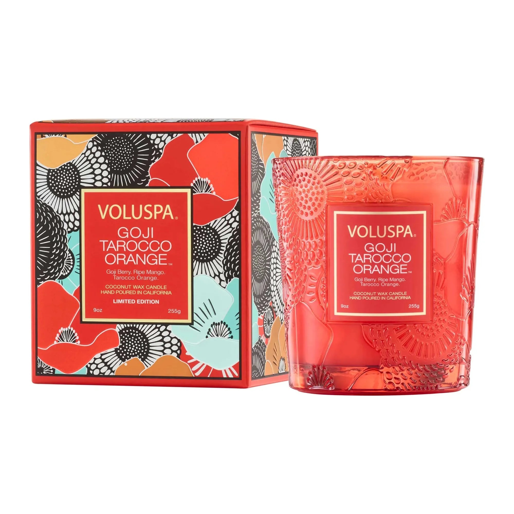 Goji Tarocco Orange Candle - Zinnias Gift Boutique