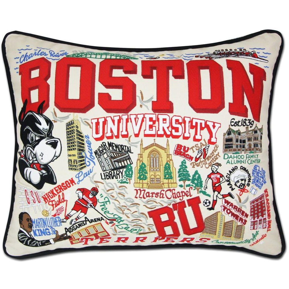Handcrafted Collegiate Pillow - Zinnias Gift Boutique