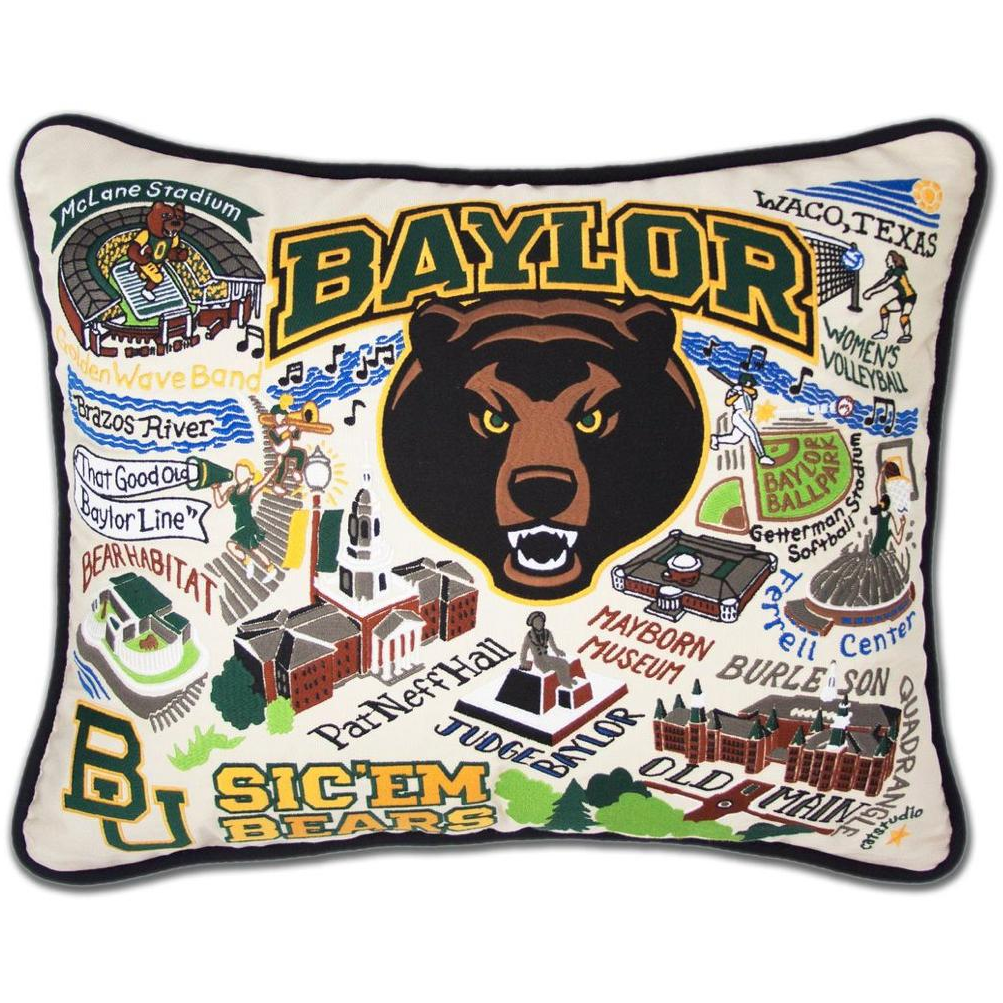 Handcrafted Collegiate Pillow - Zinnias Gift Boutique