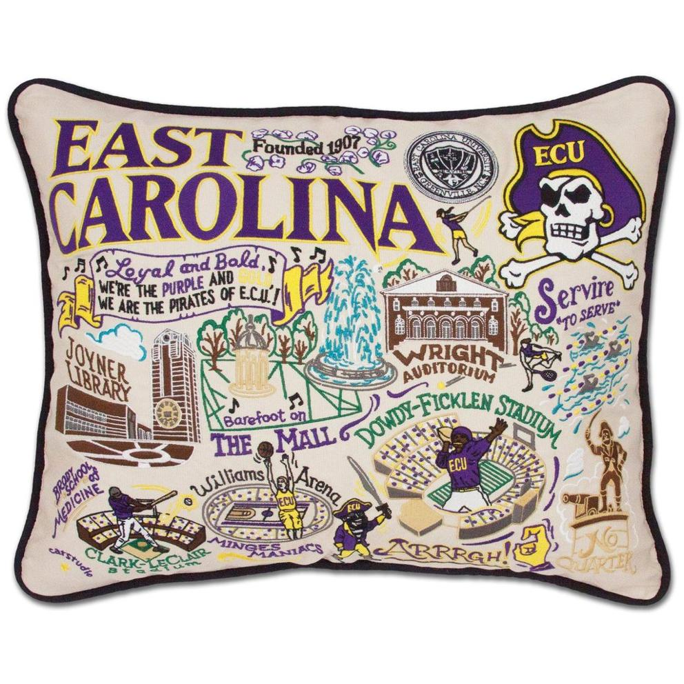 Handcrafted Collegiate Pillow - Zinnias Gift Boutique