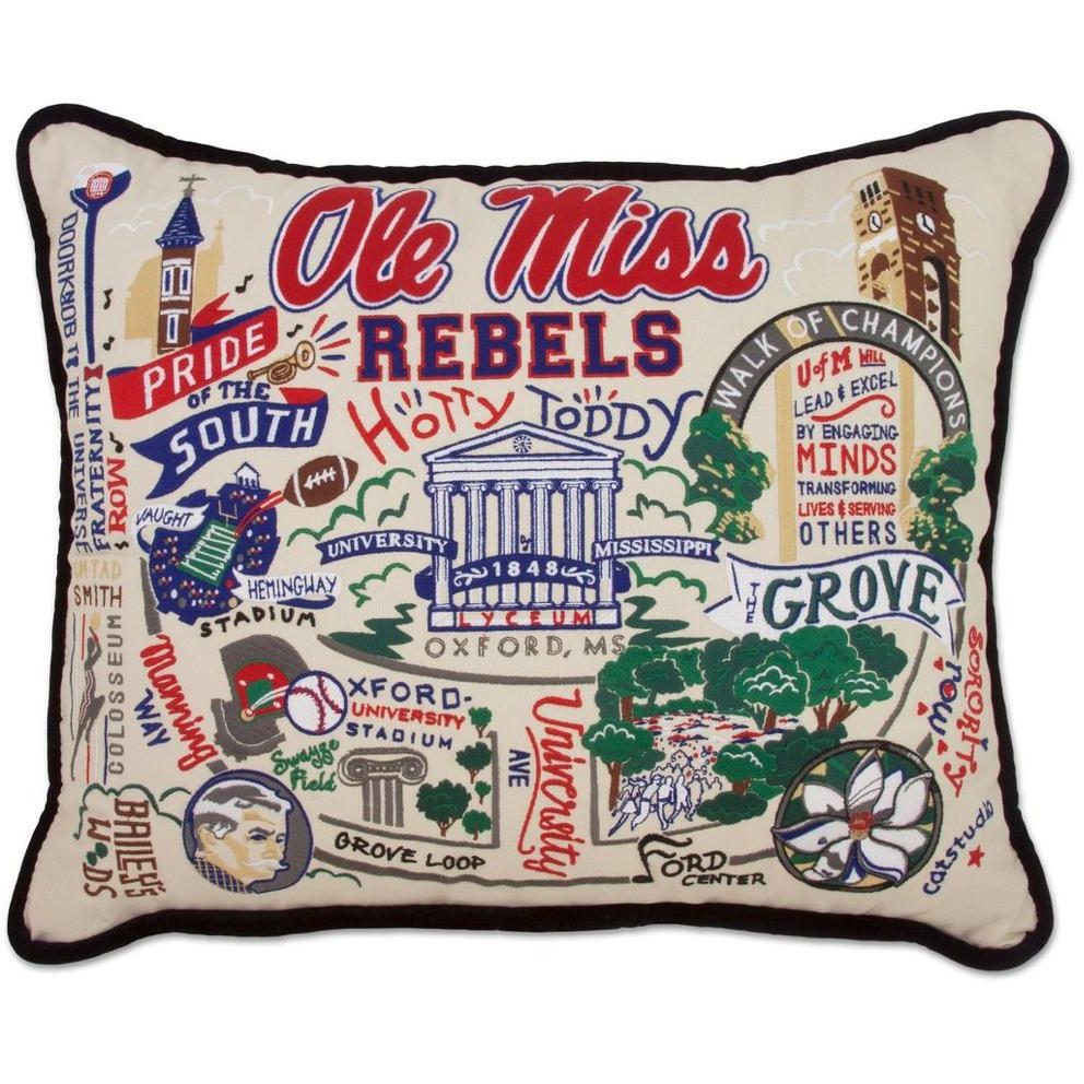 Handcrafted Collegiate Pillow - Zinnias Gift Boutique