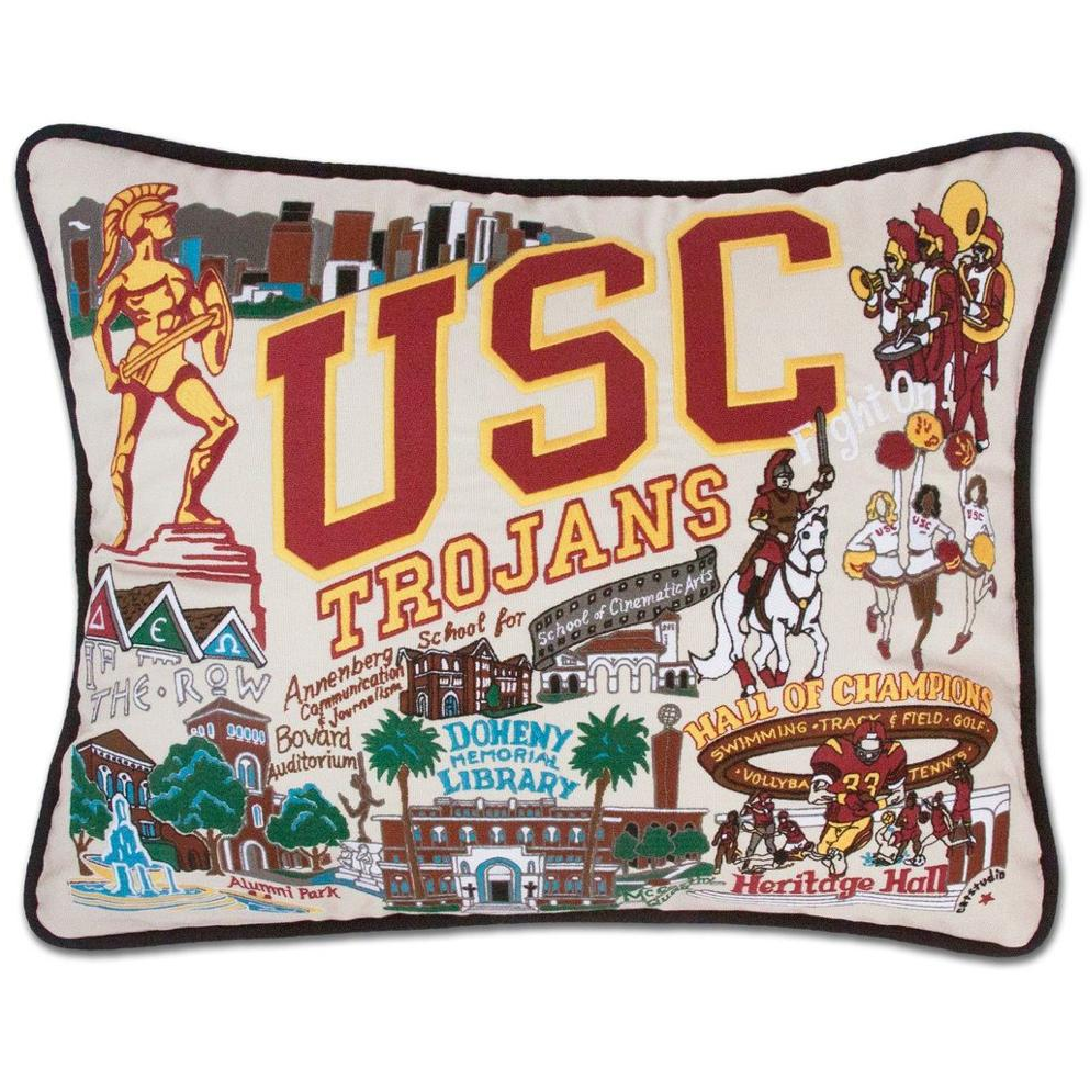 Handcrafted Collegiate Pillow - Zinnias Gift Boutique