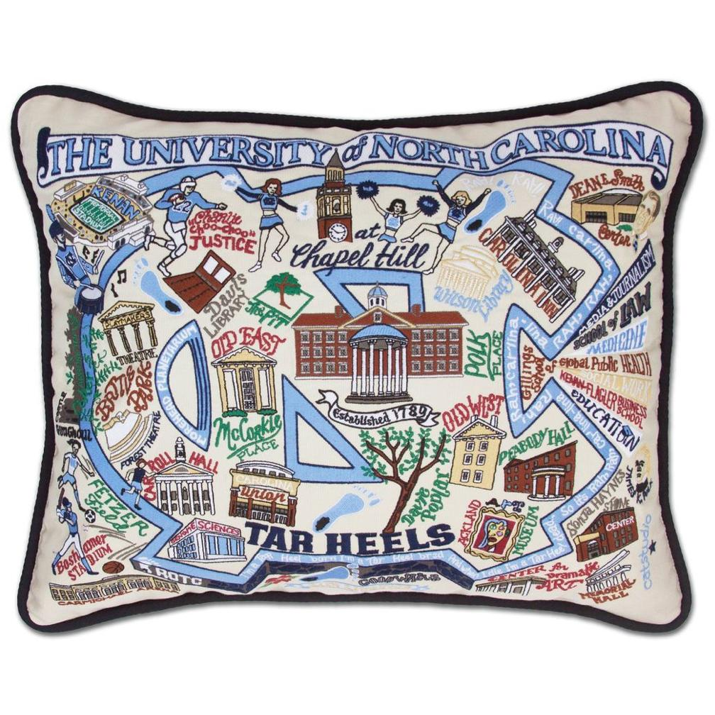 Handcrafted Collegiate Pillow - Zinnias Gift Boutique