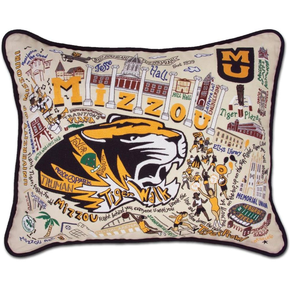 Handcrafted Collegiate Pillow - Zinnias Gift Boutique