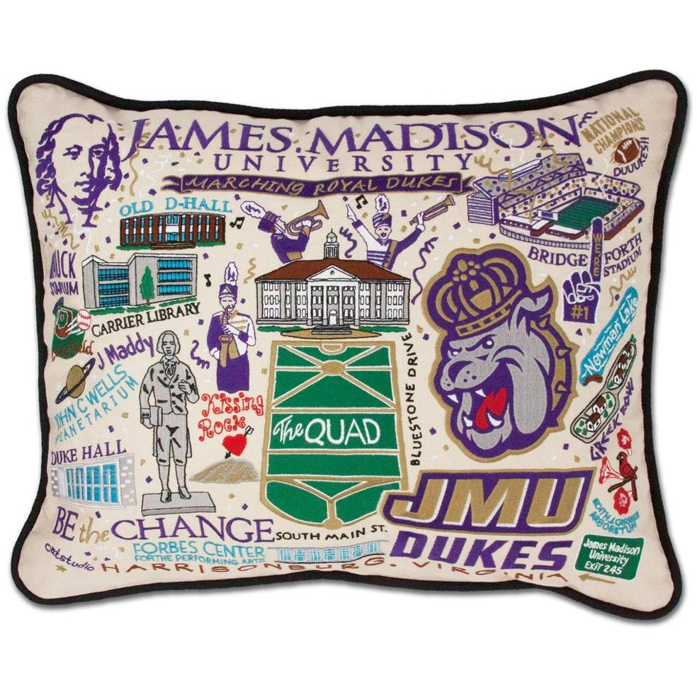 Handcrafted Collegiate Pillow - Zinnias Gift Boutique