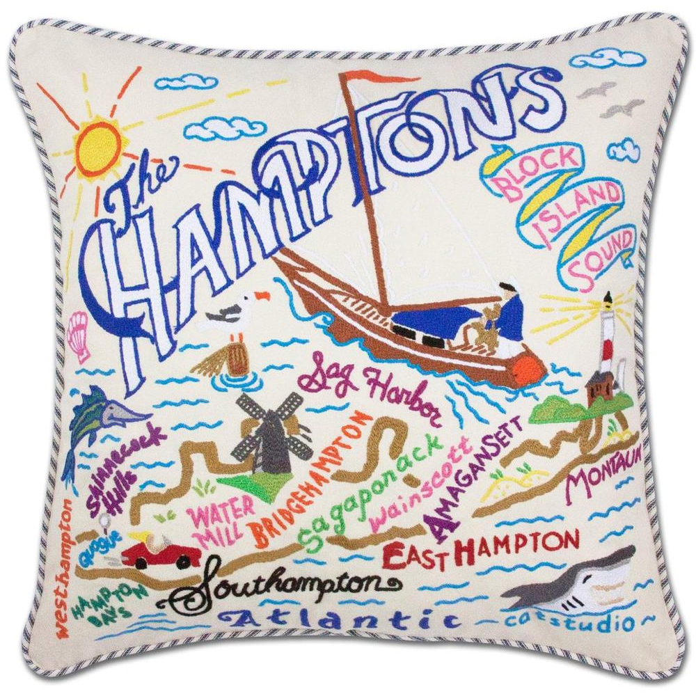 Geography Pillow - Zinnias Gift Boutique