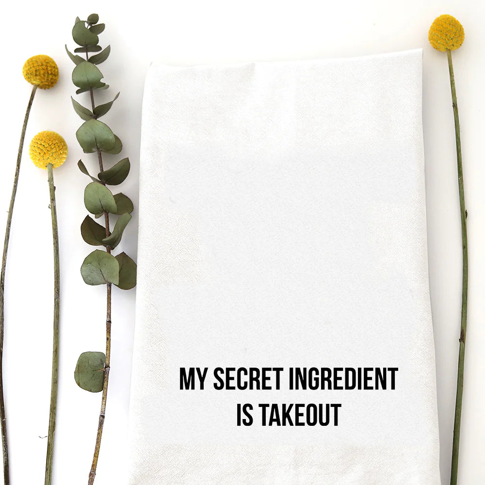 Secret Ingredient Tea Towel - Zinnias Gift Boutique