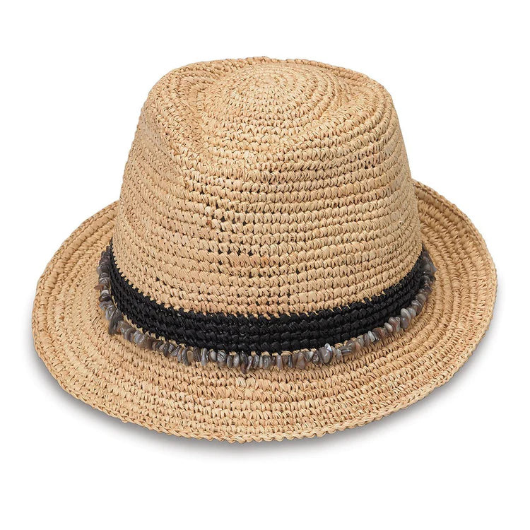 Tahiti Raffia Hat - Zinnias Gift Boutique