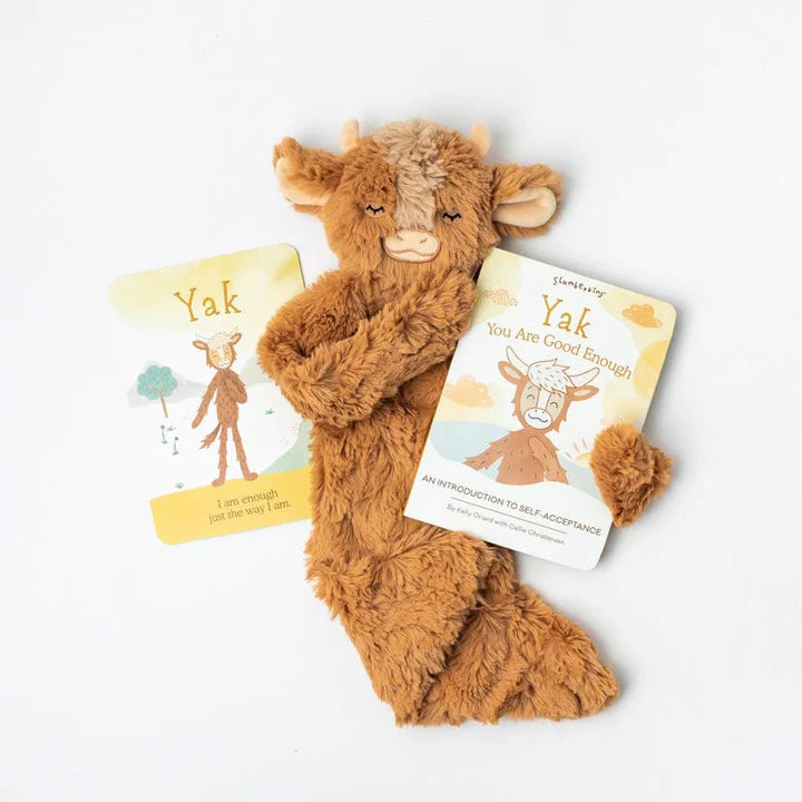 Yak, You Are Good Enough: An Introduction to Self Acceptance (Snuggler & Book) - Zinnias Gift Boutique