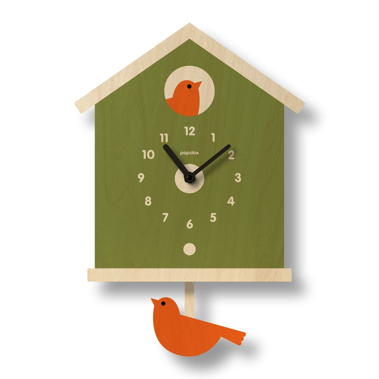 Birdhouse Pendulum Clock - Zinnias Gift Boutique