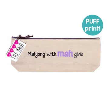 Mahjong Tile Pouch - Zinnias Gift Boutique