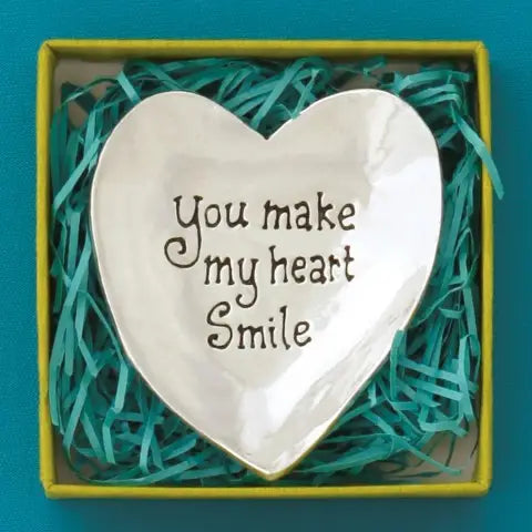 Large Charm Bowl by Basic Spirit featuring a heart-shaped charm design, perfect for decorative or serving use.