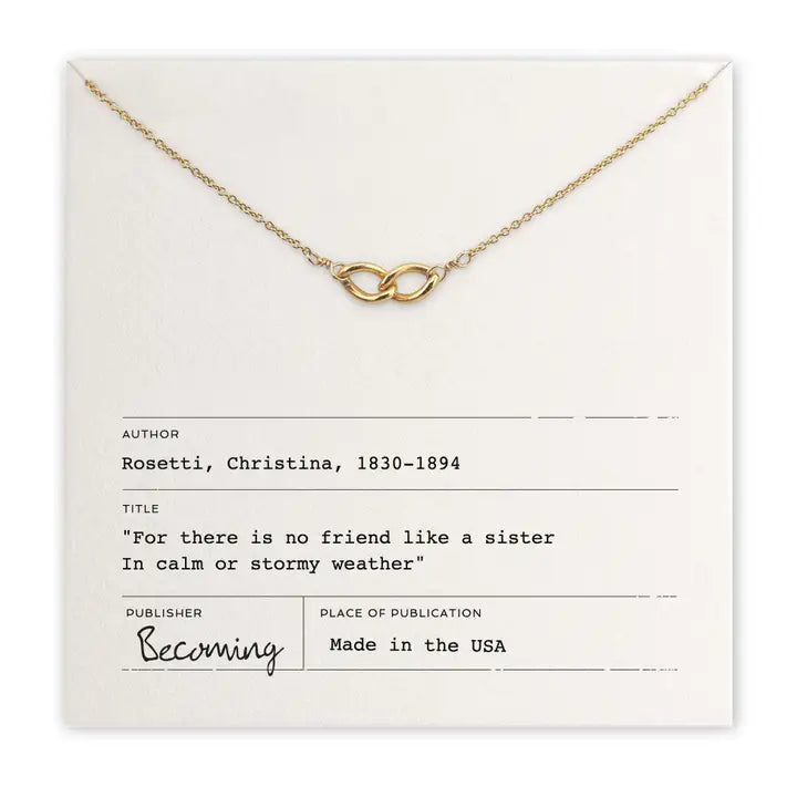 Sisters Links Necklace - Zinnias Gift Boutique