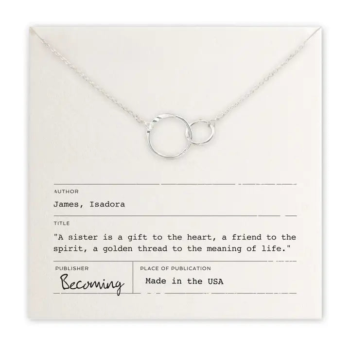 Sisters Necklace - Zinnias Gift Boutique