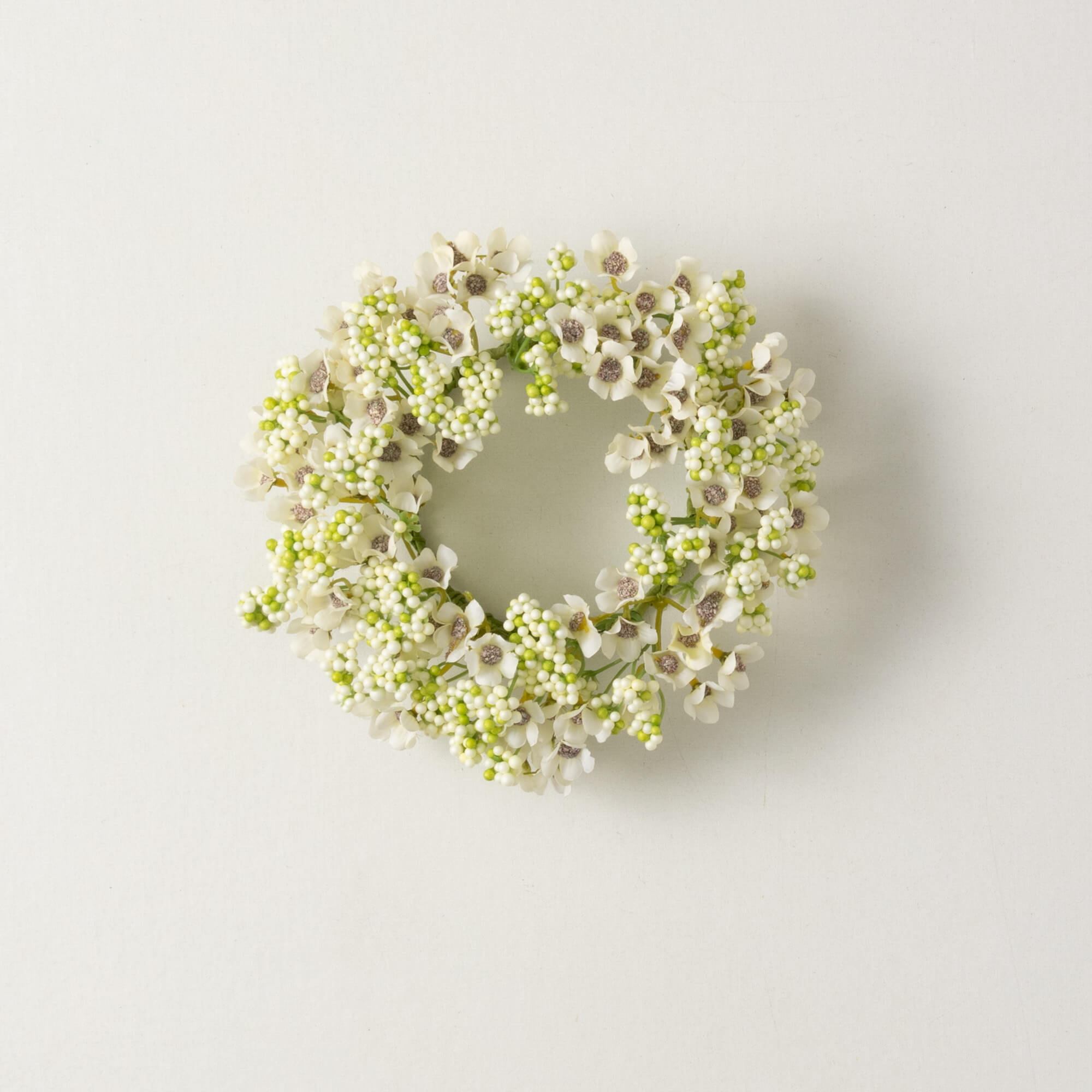 CREAM 4.5" CANDLE RING - Zinnias Gift Boutique