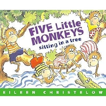 Five Little Monkeys Sitting in a Tree - Zinnias Gift Boutique