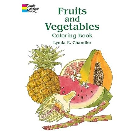 Fruits and Vegetables Coloring Book - Zinnias Gift Boutique