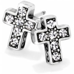 Starry Night Cross Mini Post Earrings - Zinnias Gift Boutique