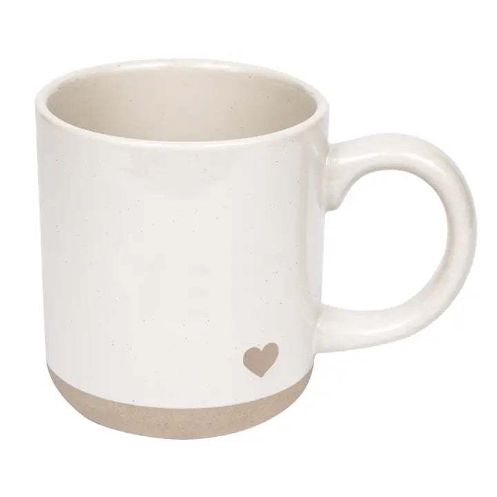 Heart Stoneware Coffee Mug - Zinnias Gift Boutique